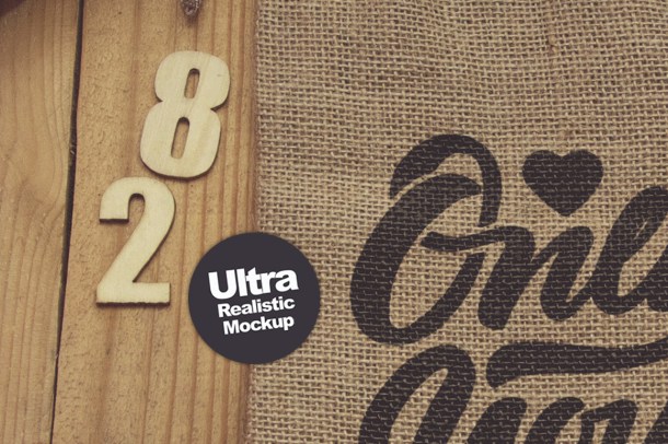 5 Free Sack Bag Mockup